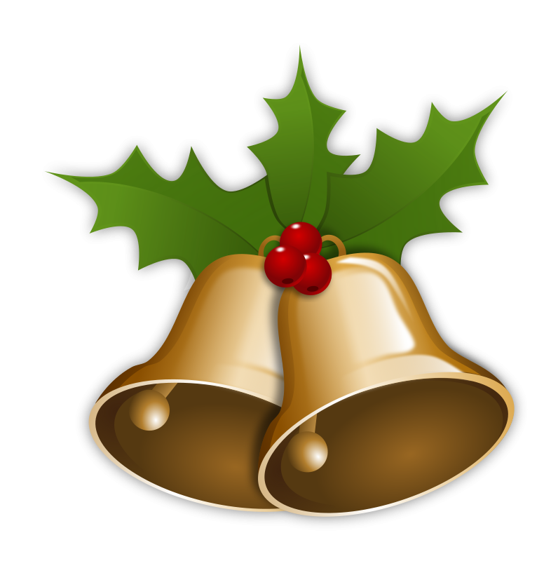 Christmas bells png clipart