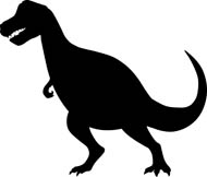 Dinosaur clipart silhouette