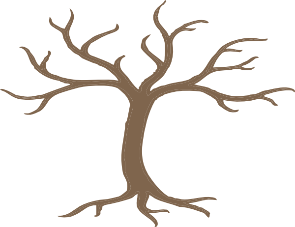 Best Photos of Tree Trunk Outline - Tree with Branches Clip Art ...