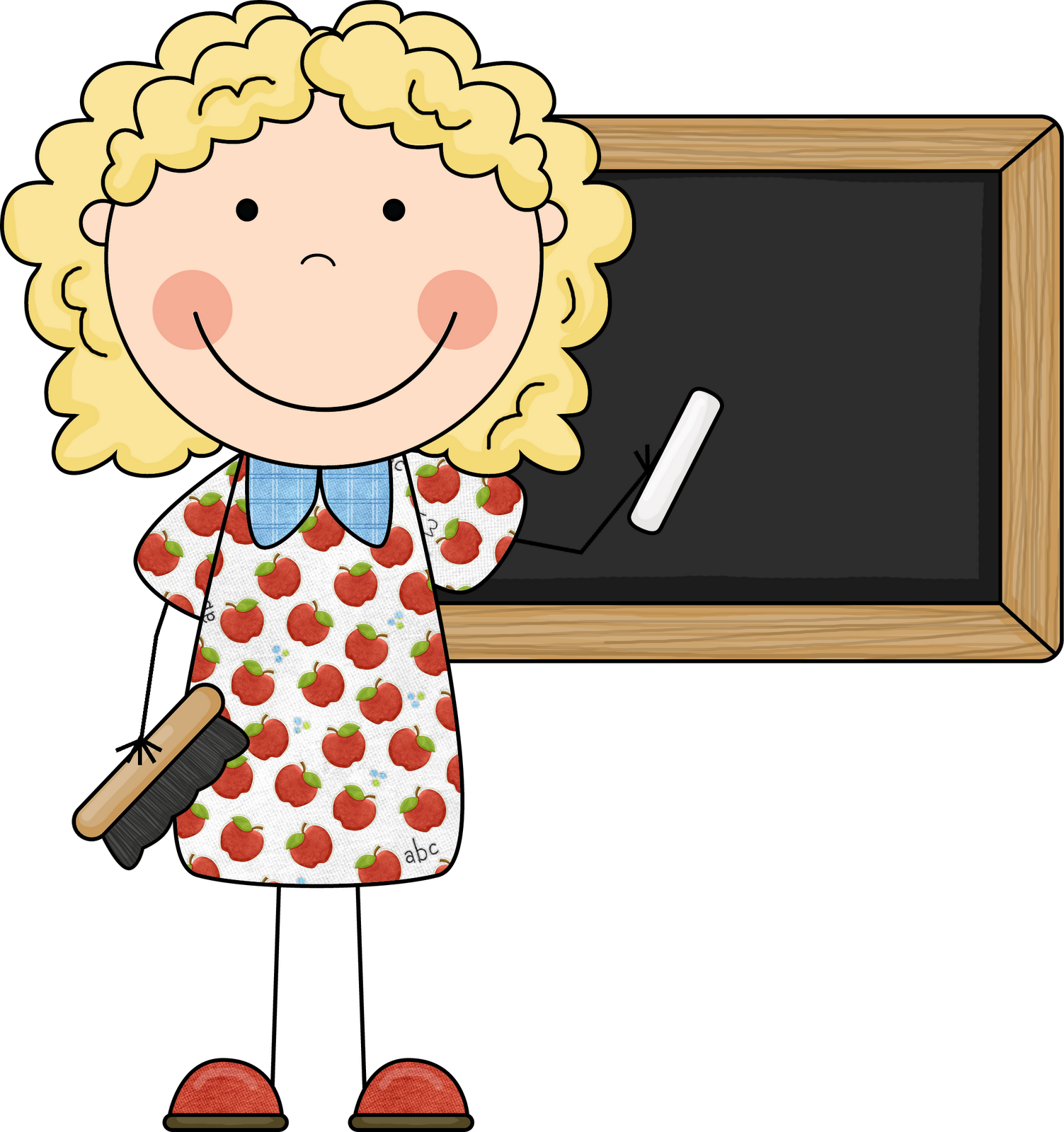 Cartoon teacher clipart