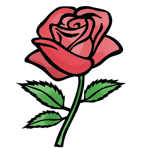 Rose Cartoon Drawing | Free Download Clip Art | Free Clip Art | on ...