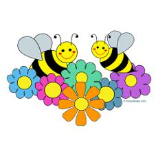 Bees & Flowers Poster - Free Clipart Images