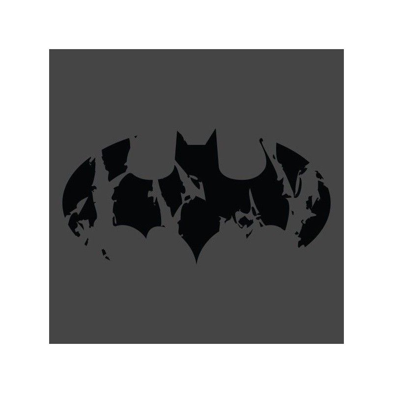 Camiseta original pelÃ­cula escudo Batman gastado - Lola Camisetas