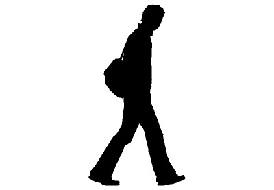 Man walking clipart