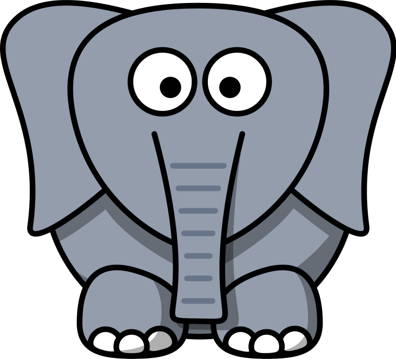 Animated Elephant Clip Art