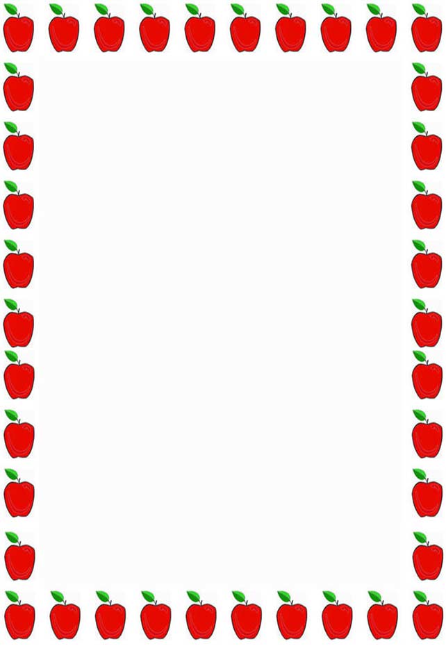 clip art apple borders - photo #50