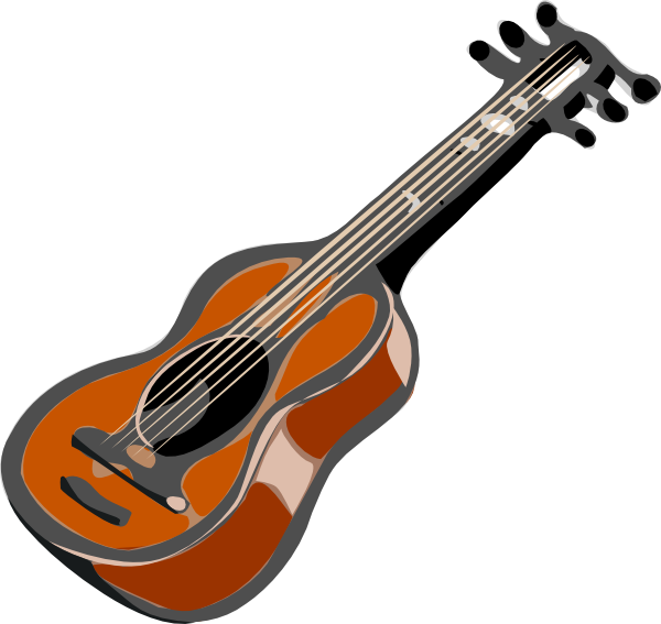 Guitar clip art Free Vector