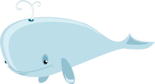 Animated blue whale | Public domain vectors