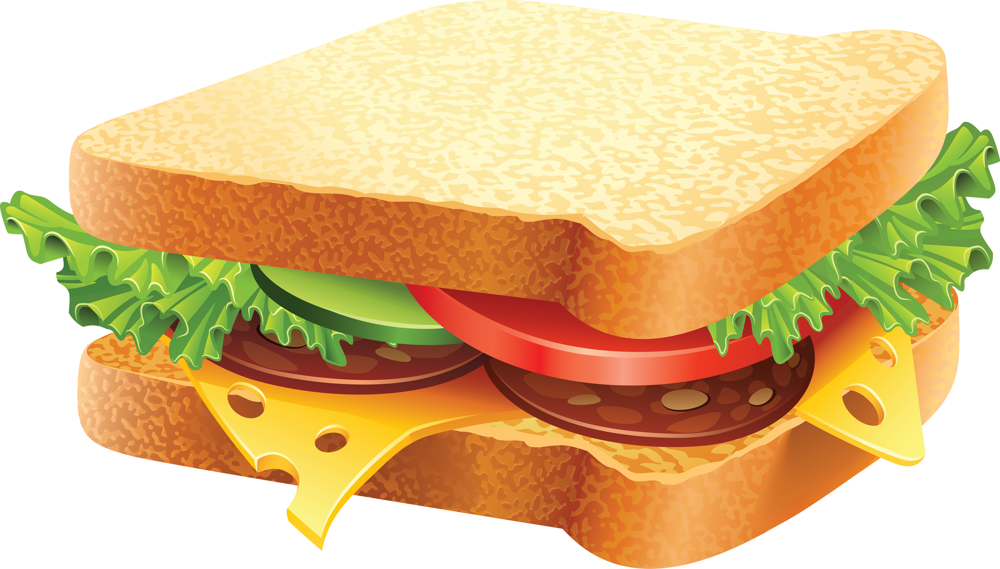 Burger sandwich clipart