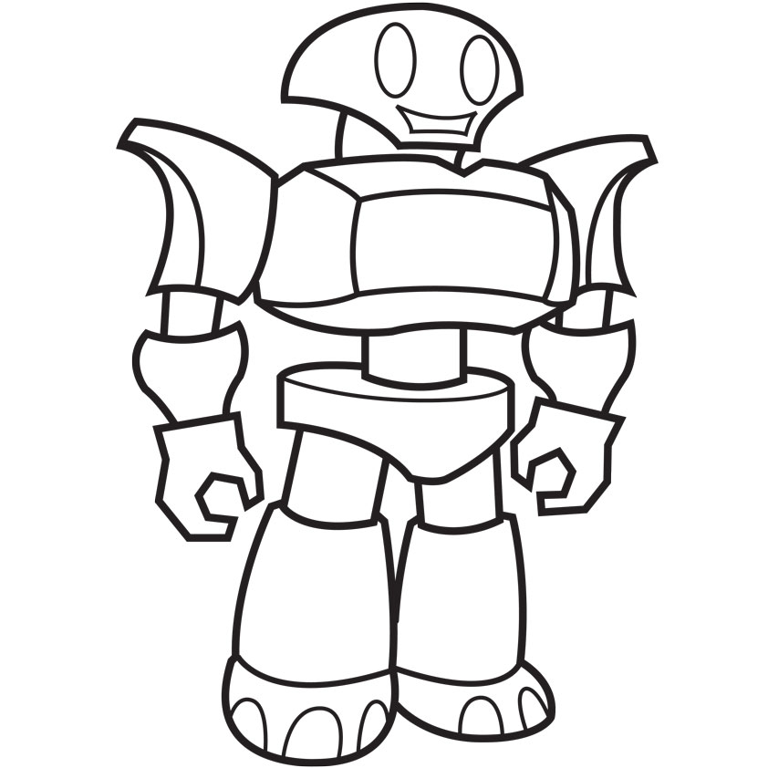 robot clipart outline - photo #15