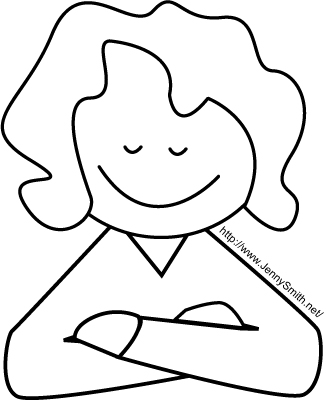 Children Praying Coloring Page - Free Clipart Images
