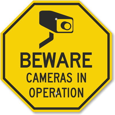 Beware Cameras In Operation Sign - Video Surveillance Signs, SKU ...