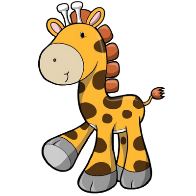 Cute Giraffe Clipart - Tumundografico