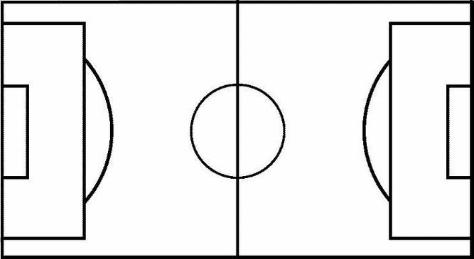 Soccer Pitch Diagram Clipart - Free to use Clip Art Resource