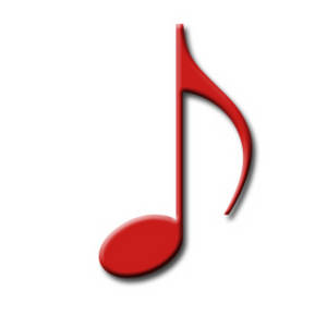 Red Music Notes Clip Art - Free Clipart Images