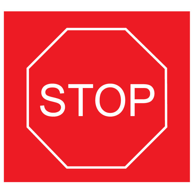 STOP VECTOR SIGN - Download at Vectorportal