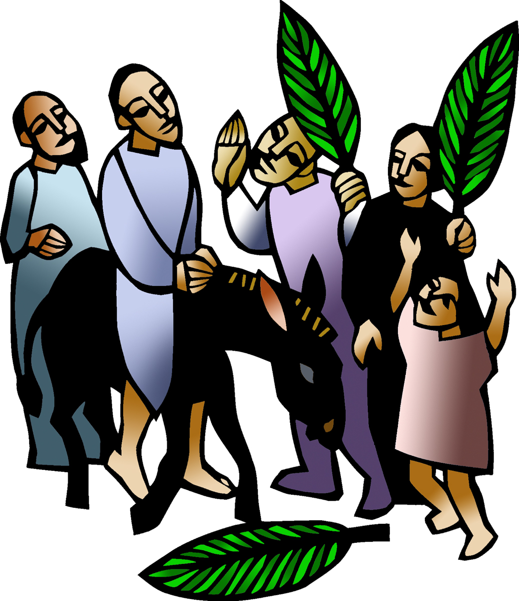 African american palm sunday clipart