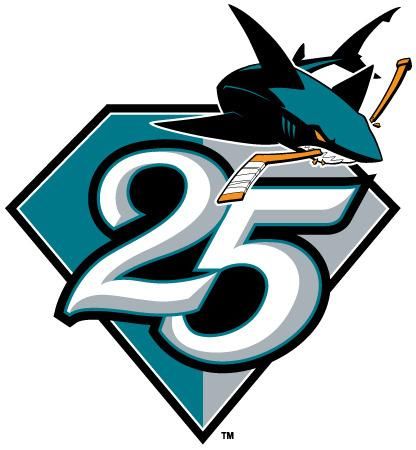 Here's what the Sharks' commemorative 25th anniversary logos look ...