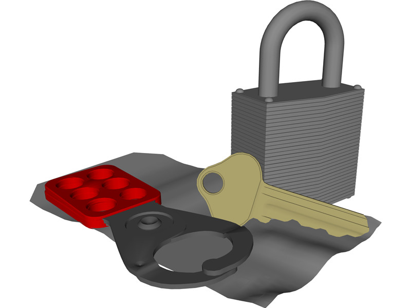 Lock Out Tag Out Kit 3D Model Download - 3D CAD Browser