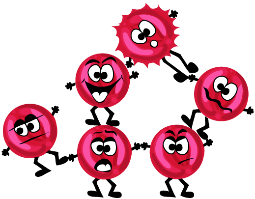 free clipart blood cells - photo #32