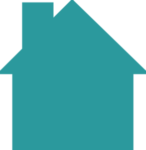 House Logo Teal clip art - vector clip art online, royalty free ...