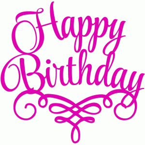 1,366 views Silhouette Online Store - View Design #48892: happy birthday ...