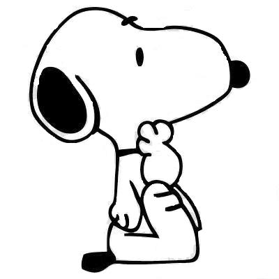 Image - Snoopy Sticker Dog From Peanuts Thinking Vinyl Decal.JPG ...