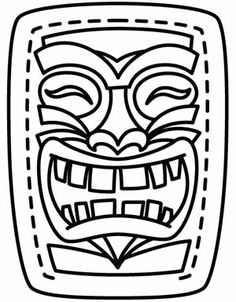 tiki mask | Stitchery - for wearing