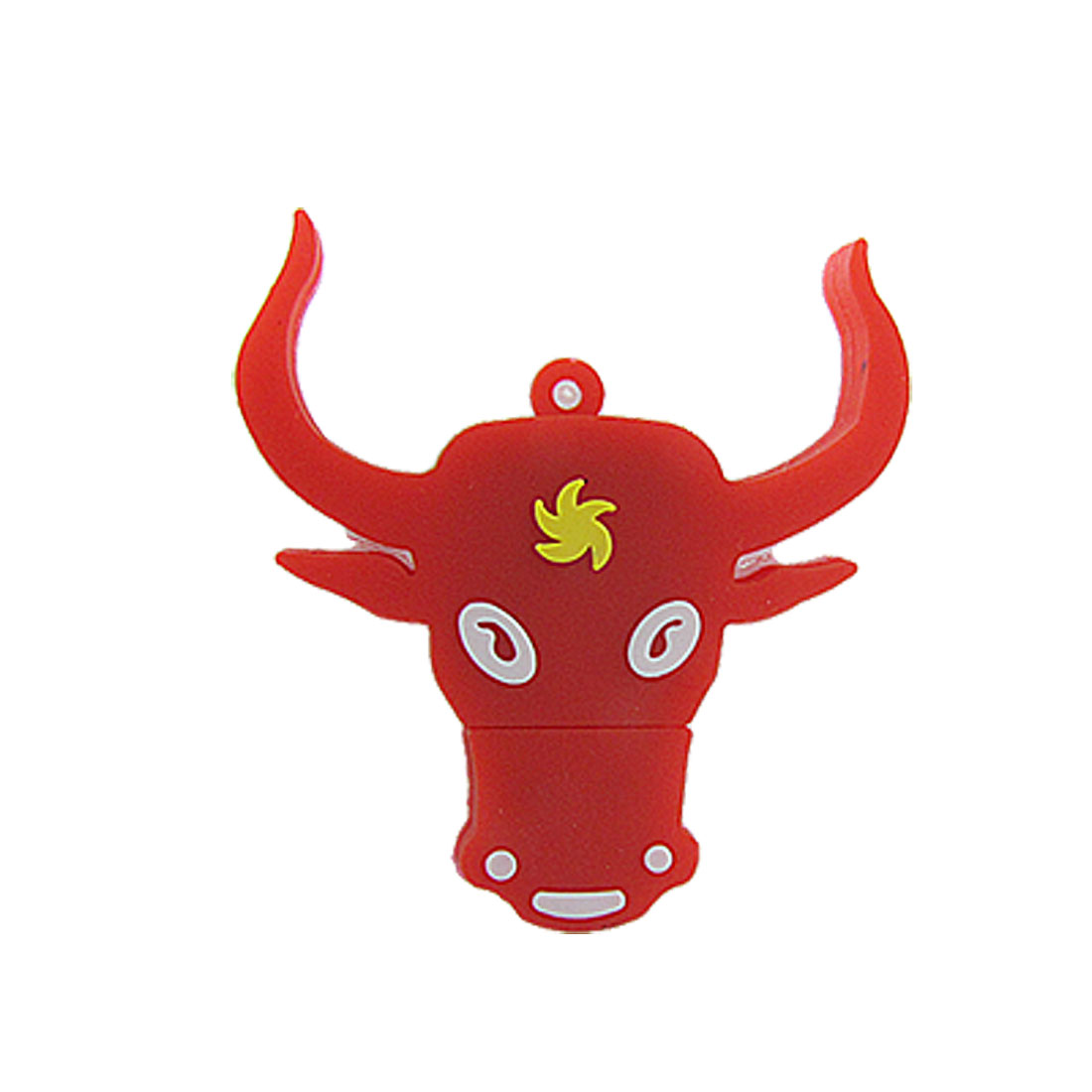 Cartoon Ox Head Laptop PC Compatible T-Flash TF Card Reader Red