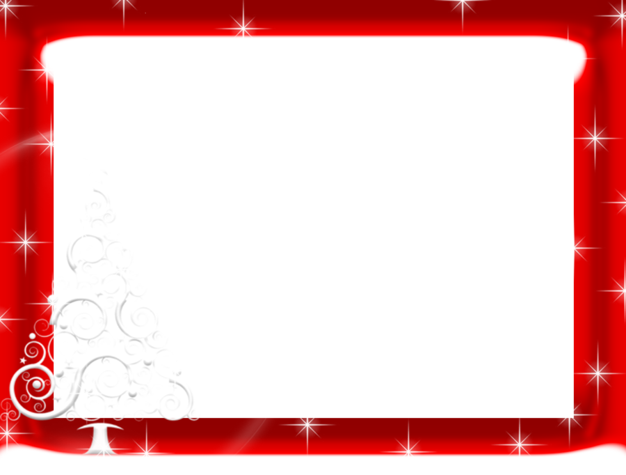 Christmas red frame