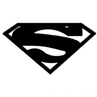 Superman logo famous logos decals, decal sticker #