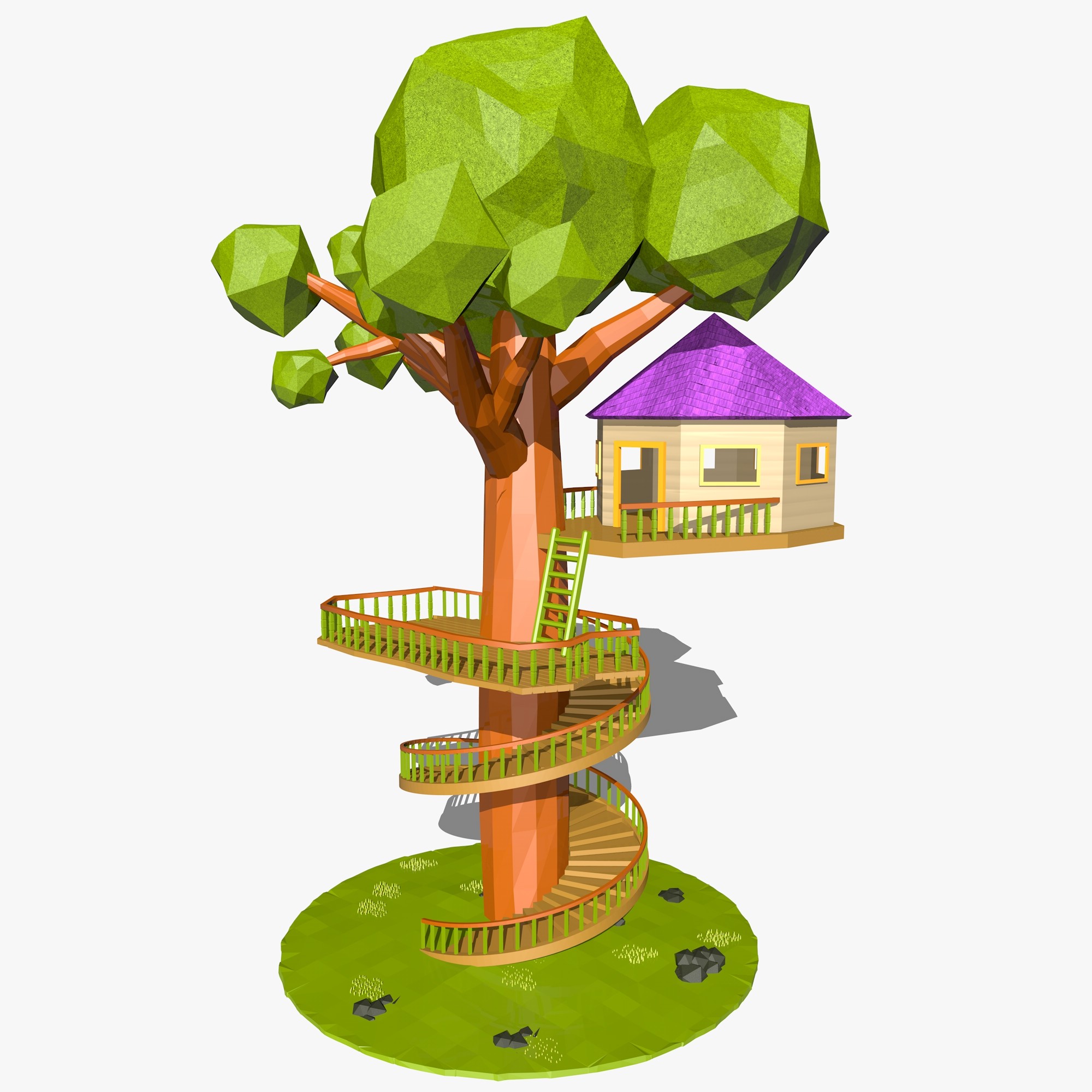 Cartoon Tree House Related Keywords & Suggestions - Cartoon Tree ...