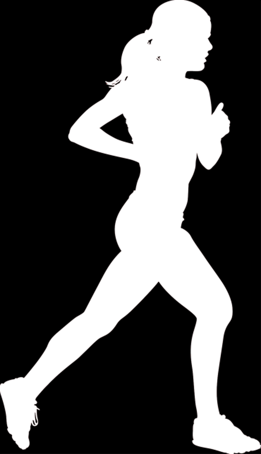 clip art runners silhouette - photo #2