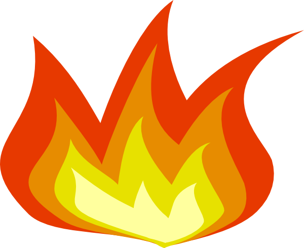 Cartoon Fire Flames Border - Free Clipart Images