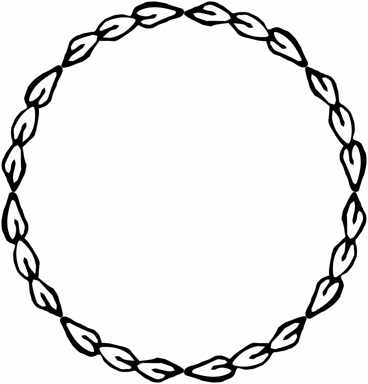 Simple Circle Border Clip Art
