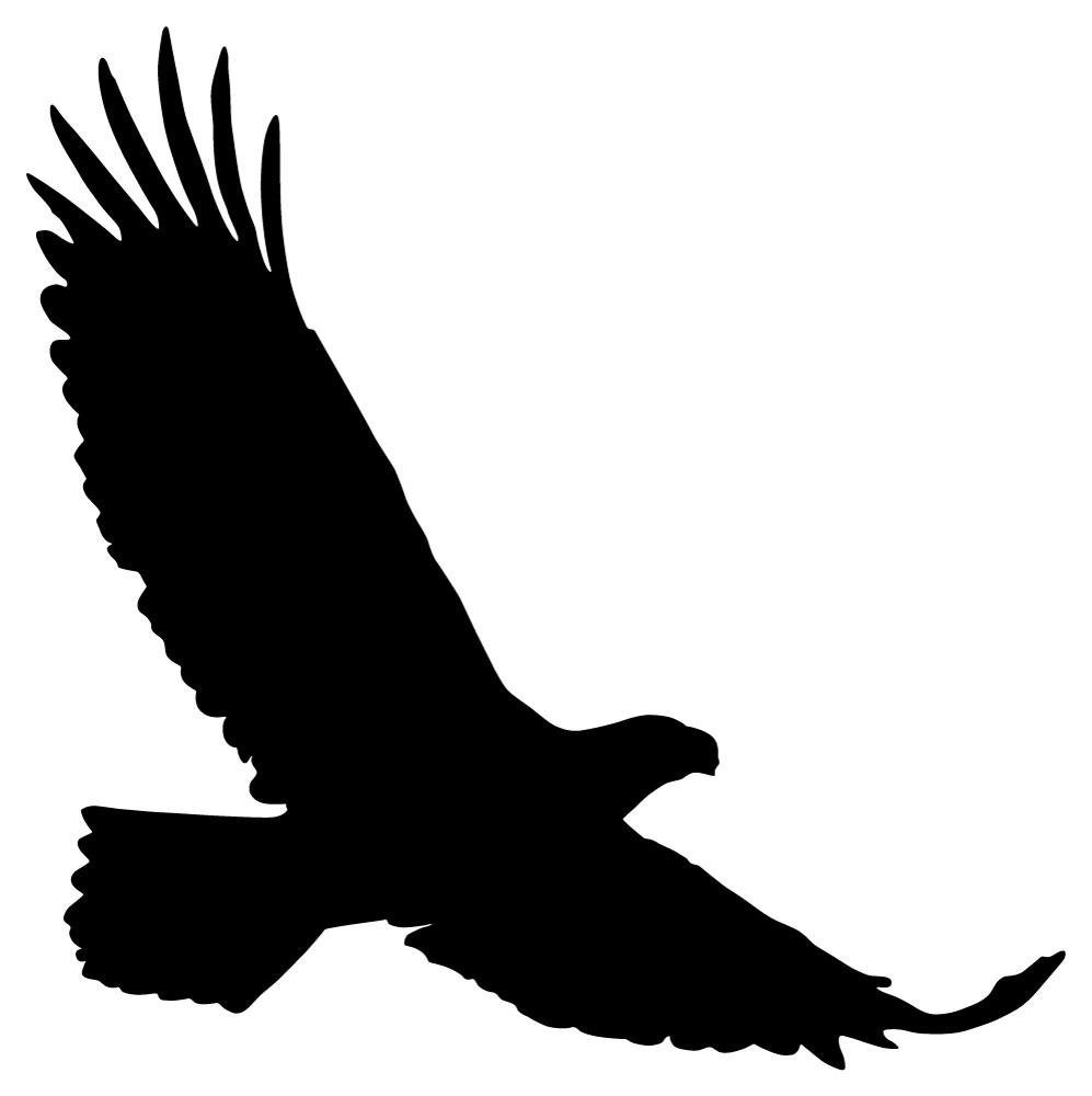 free eagle silhouette clip art - photo #31