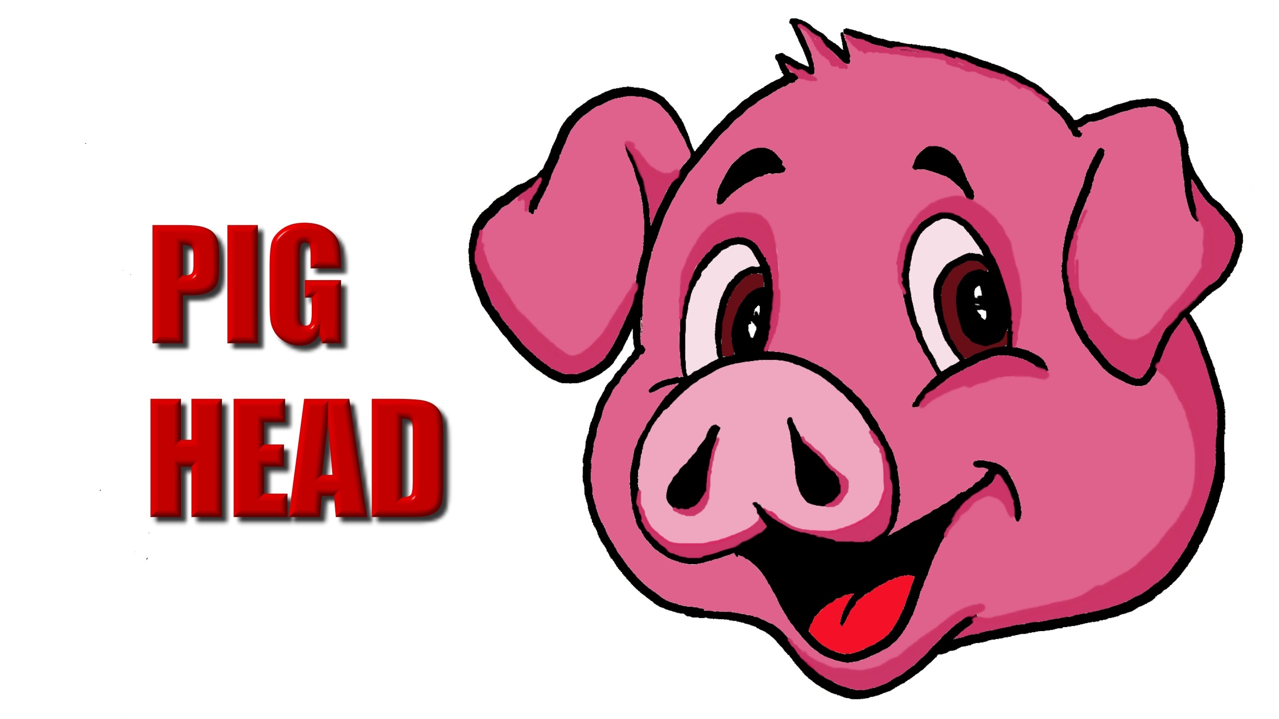 HOW TO DRAW A PIG HEAD - HD - YouTube