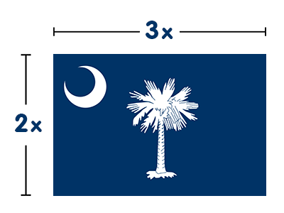 South Carolina Flag colors - South Carolina Flag meaning