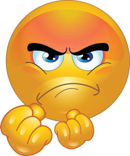 Angry Emoticon | Angry Smiley ...