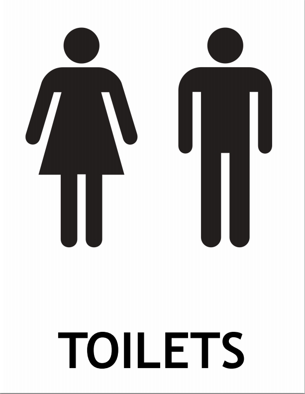 bathroom signs clip art