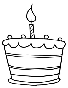 Vintage Birthday Clipart Black And White - Free ...