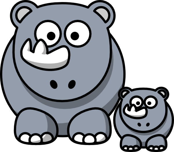 Cartoon Rhino Pictures