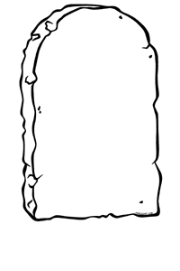 Pix For > Blank Stone Tablet Template