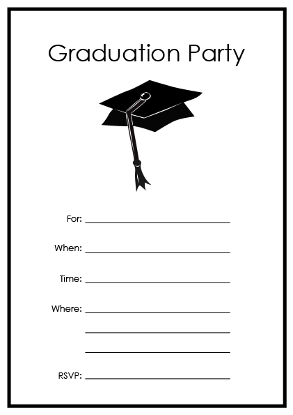 clipart for graduation invitations - photo #44