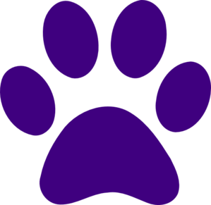 Purple Bulldog Paw - ClipArt Best