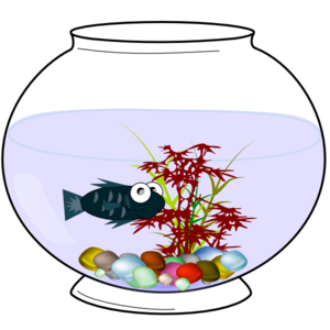 Fish Bowl Clipart Black And White - Free Clipart ...