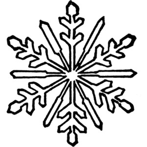 White Snowflake Clipart - Tumundografico