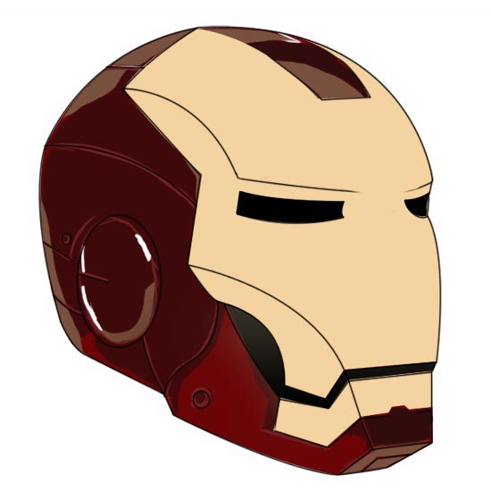 Paint an Iron Man's Helmet Digitally in Photoshop | 10Steps.SG
