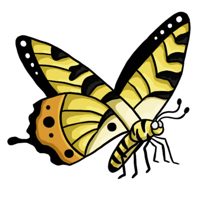 349 views Butterfly Flying Clipart - Free Clipart Images