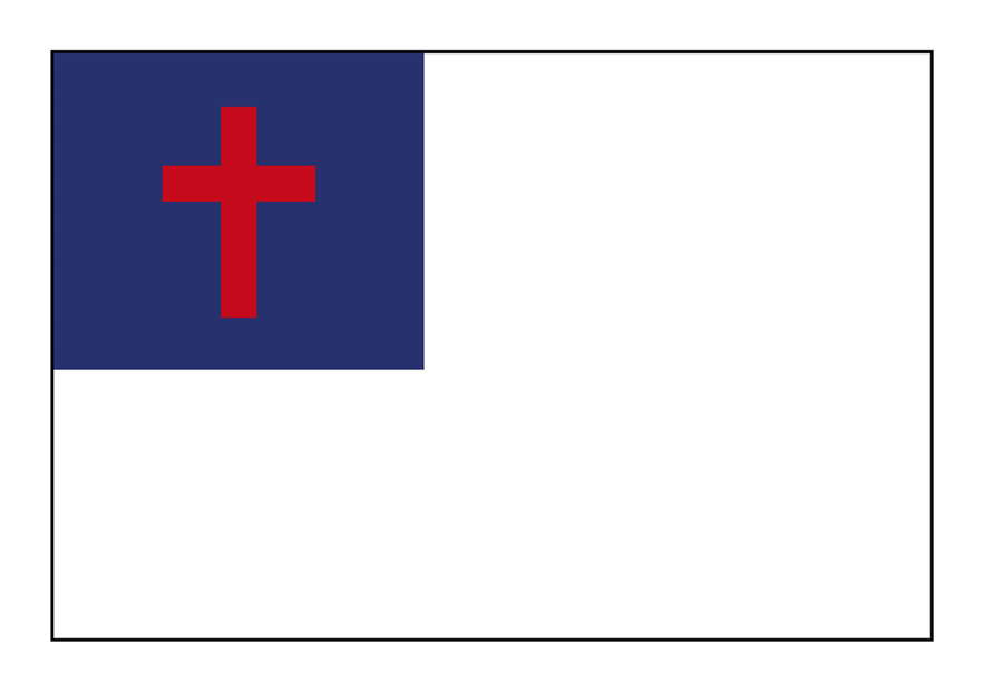 3' x 5' Nylon Christian Flag With